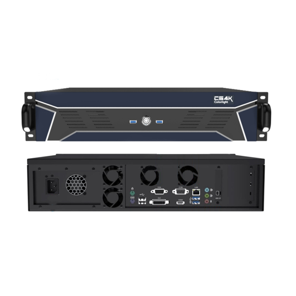 Colorlight CS4K multimedia video server with HDMI in/out Ethernet ports for 4K LED display control