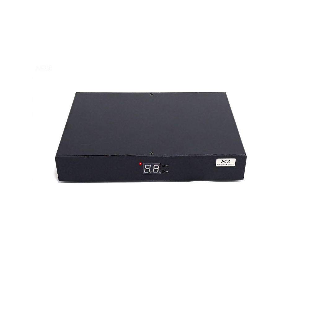 Colorlight S2 rack mount LED sending box standalone chassis, dual Gigabit Ethernet DVI input for LED video wall
