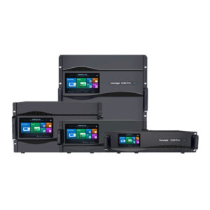 Colorlight X100 Pro 4U 4K video splicer with 10G fiber, GbE ports, 2km transmission for LED video walls