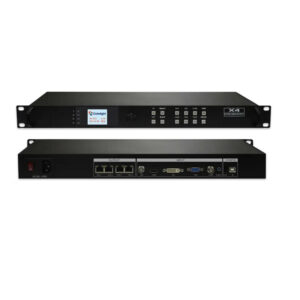 Colorlight X4 LED display controller with 4 Gigabit Ethernet ports, multi-video inputs for professional LED screen management