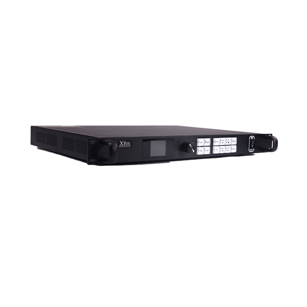 Colorlight X8M 4K LED video processor with 8 Gigabit ports, 5.24M pixels, DP HDMI inputs