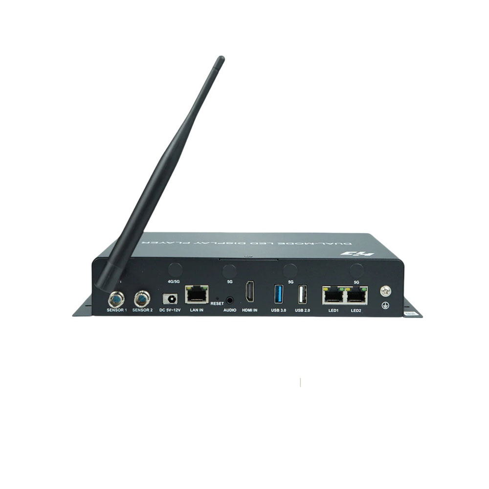Huidu HD‑A4L dual‑mode LED multimedia player front view
