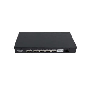 Linsn EB901 LED signal distributor with 2 RJ45 inputs and 8 RJ45 outputs for LED display