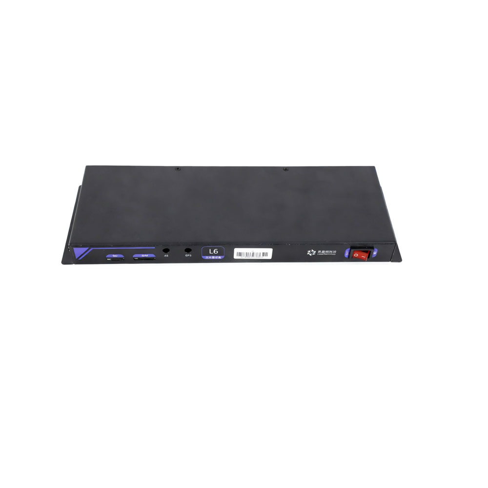 Linsn L6 sync async LED media player full view with WIFI antenna