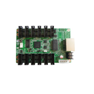 Linsn RV901T LED receiving card 12 HUB75 dual RJ45 white background