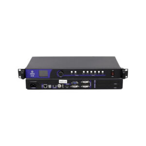 LINSN S100 LED video processor front panel with LCD screen VGA USB DVI and audio ports