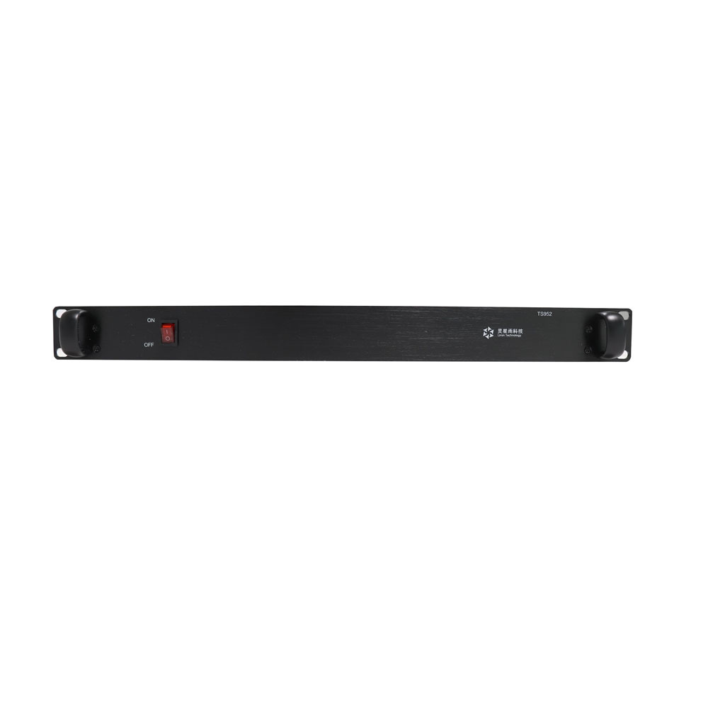 Linsn TS952 4-port LED sending box with HDMI DVI 4K input and 4×RJ45 outputs