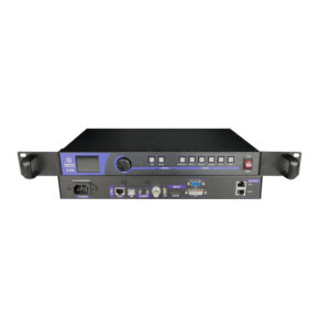 Linsn X100 all-in-one LED video processor front panel with HDMI DVI VGA USB and dual RJ45 ports