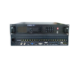 Linsn Y8 2-in-1 4K LED video processor with control panel and rich interface design for large LED video wall