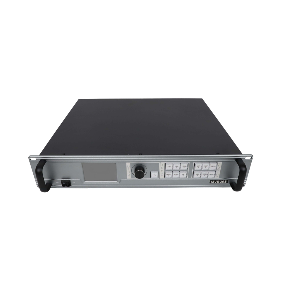 MoonCell MVB20S 2-in-1 LED video processor with 20 Gigabit ports and multi-input interfaces