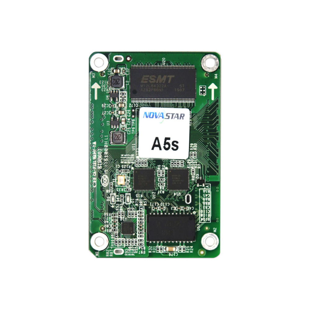 Novastar A5s LED receiving card with 320×256 pixels and pixel-level calibration for LED displays