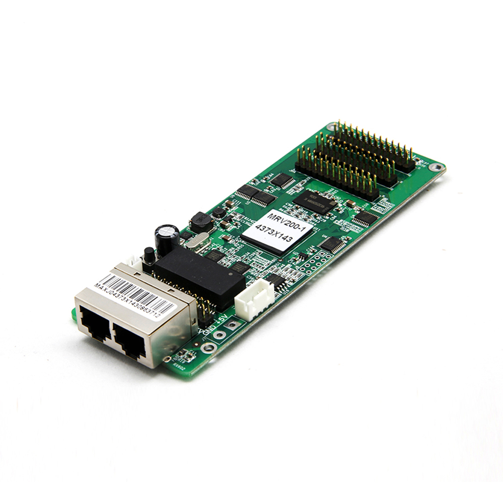 Genuine Novastar MRV200-1 LED receiving card with dual Ethernet ports and 256×226 resolution for LED display control