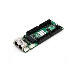 NovaStar MRV220-1 LED receiving card front view with dual network ports