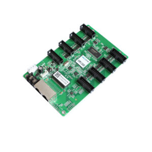 Novastar MRV308 LED receiving card front view with 8 HUB75 ports