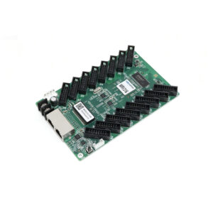 Front view of Novastar MRV316 LED receiver card with 16 HUB75 interfaces
