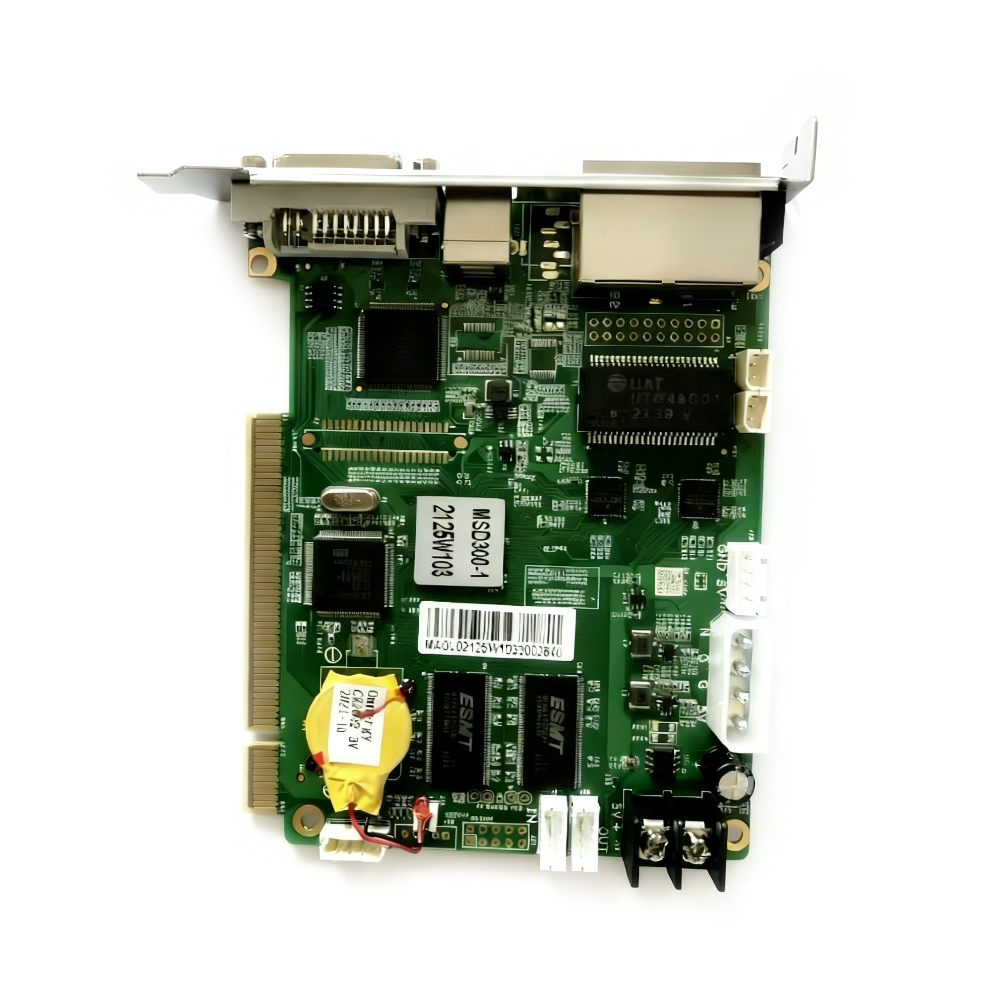 Novastar MSD600-1 LED sending card with DVI HDMI inputs and 4 Ethernet outputs