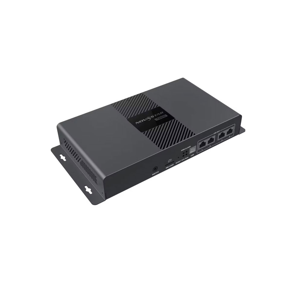 NovaStar TB60 Taurus LED multimedia player front and rear view