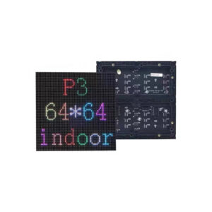 P3 192x192mm high definition indoor LED module 64x64 pixels seamless splicing video wall panel