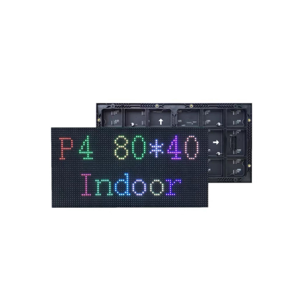 P4 320x160mm high definition indoor LED module large area fixed video wall display panel
