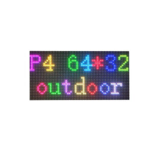 P4 256x128mm IP65 waterproof outdoor LED module high definition seamless advertising display panel