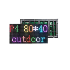 P4 320x160mm IP65 waterproof outdoor LED module high brightness fixed advertising display panel
