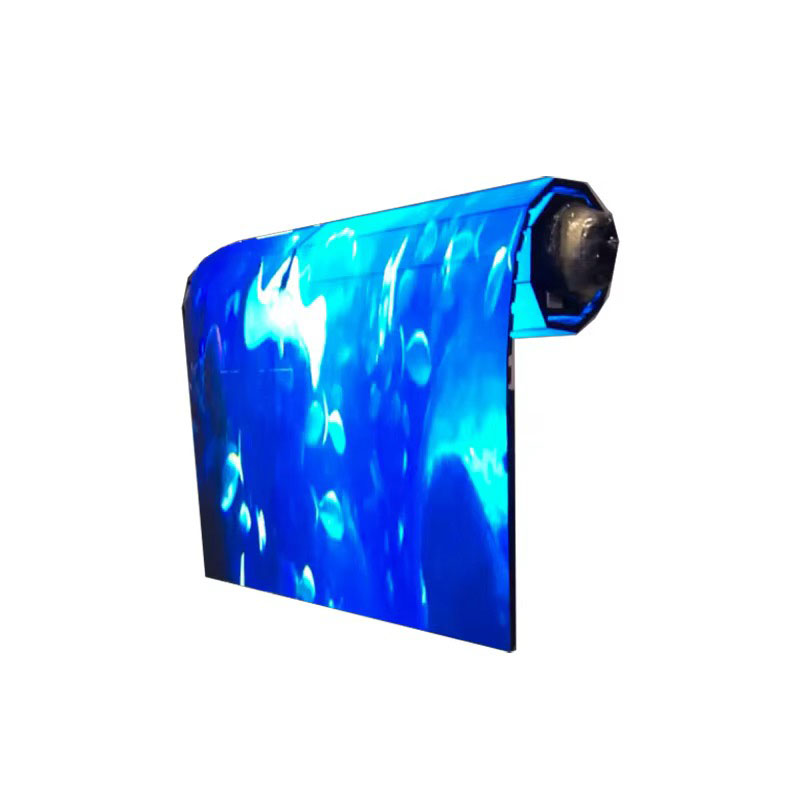 High resolution flexible rolling LED display indoor video wall